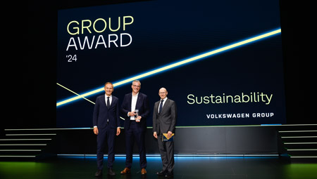 „Volkswagen Group Award 2024“: Salzgitter AG gewinnt Award in der Kategorie „Sustainability“ für einen nachhaltigen Materialfluss in der Produktion