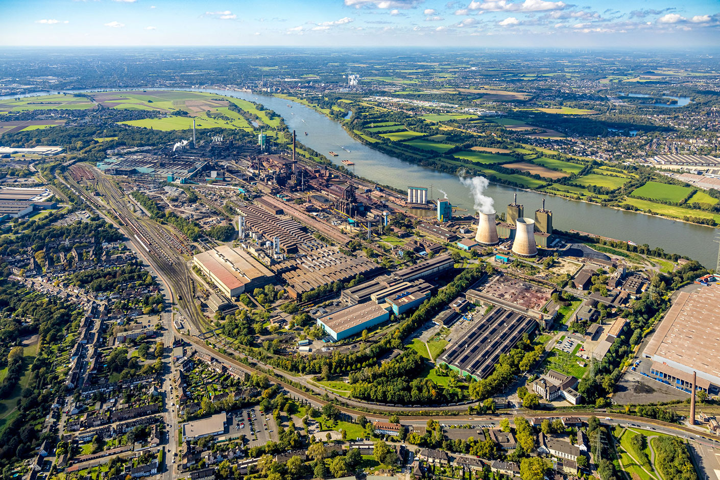 HKM plant in Duisburg Aerial view of the HKM plant in Duisburg